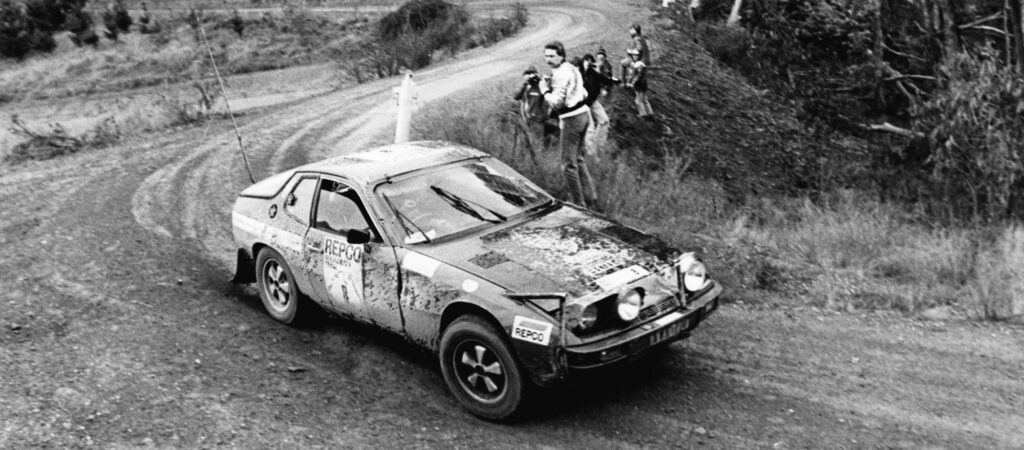 Jürgen Barth: Class winner and eighth overall at the Repco Rally in Australia in 1979 with the Porsche 924