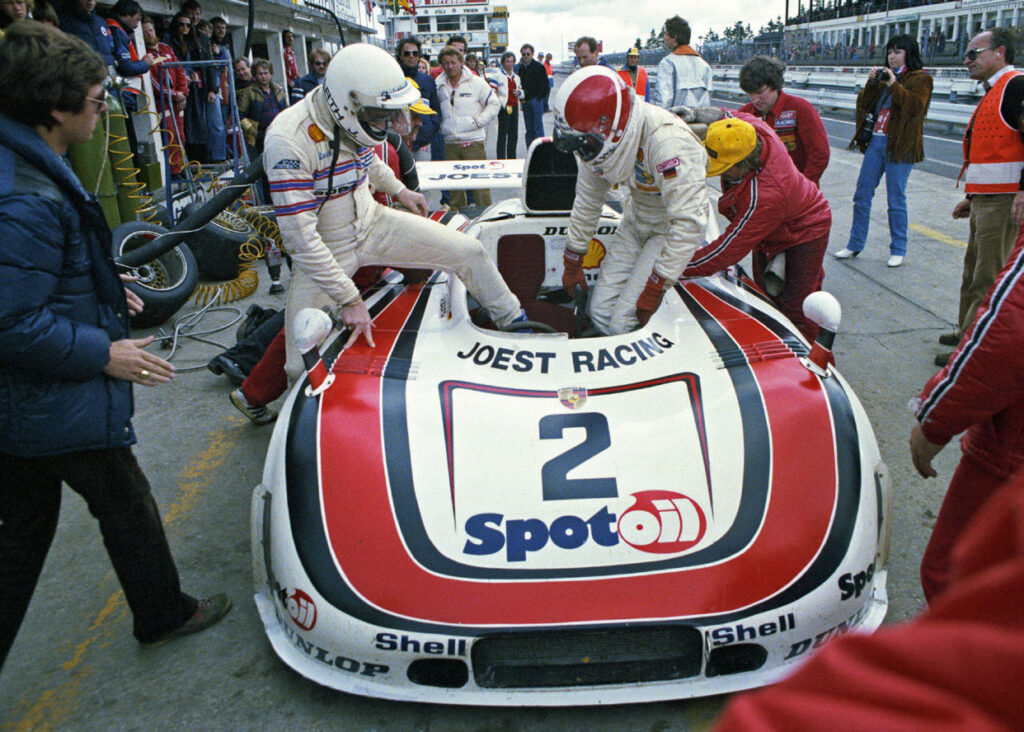 Jürgen Barth: Driver change Jürgen Barth/Volkert Merl 1000 km Nürburgring 1981