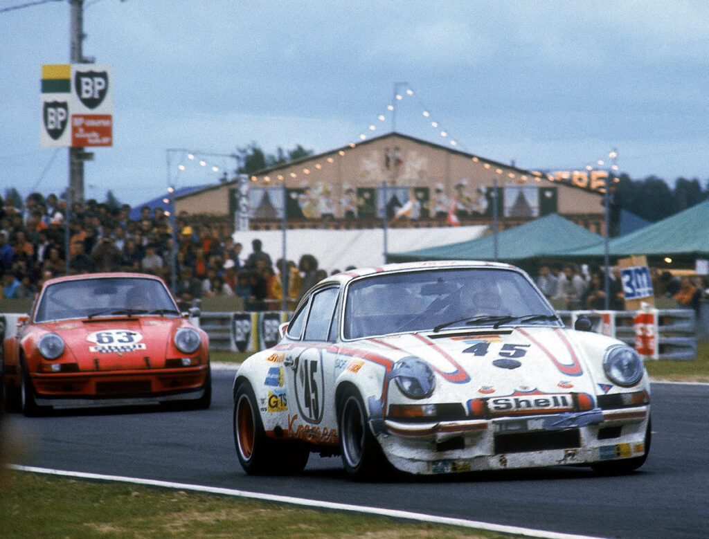 Jürgen Barth: …1973 in the Loos-Carrera RSR, second in the GTs up to three liters displacement (No. 63)