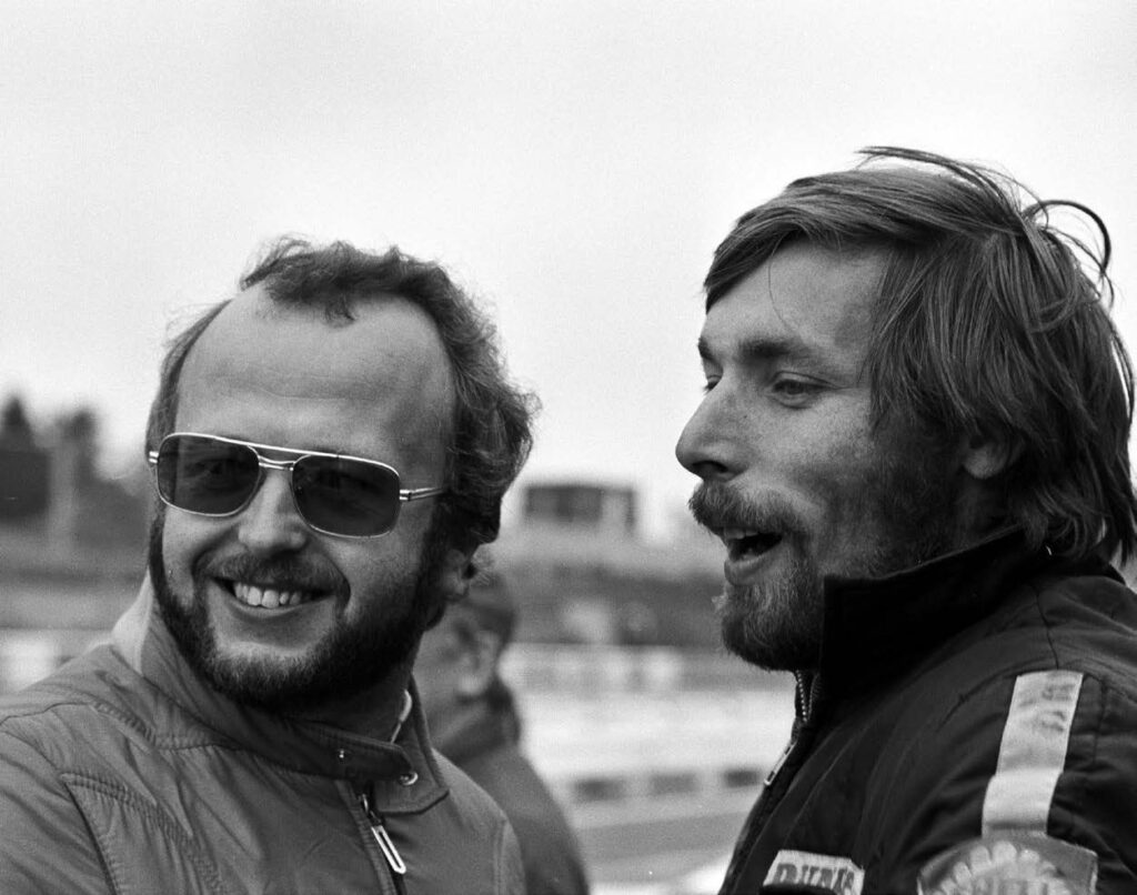 Jürgen Barth: „Georg (Loos, left) was a difficult customer, you couldn't really do anything to please him.“