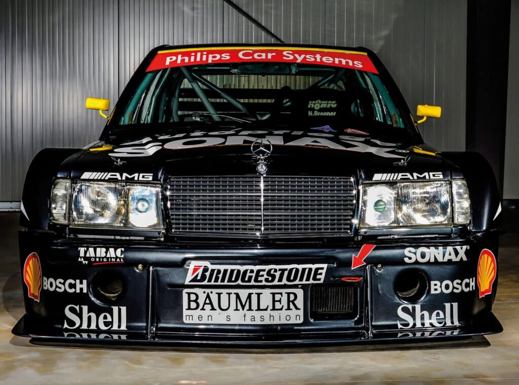 Die „dicken Backen“ des „Klasse 1“-Mercedes 190 Evo