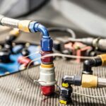 Das Schalterpult des Mercedes 190 Evo