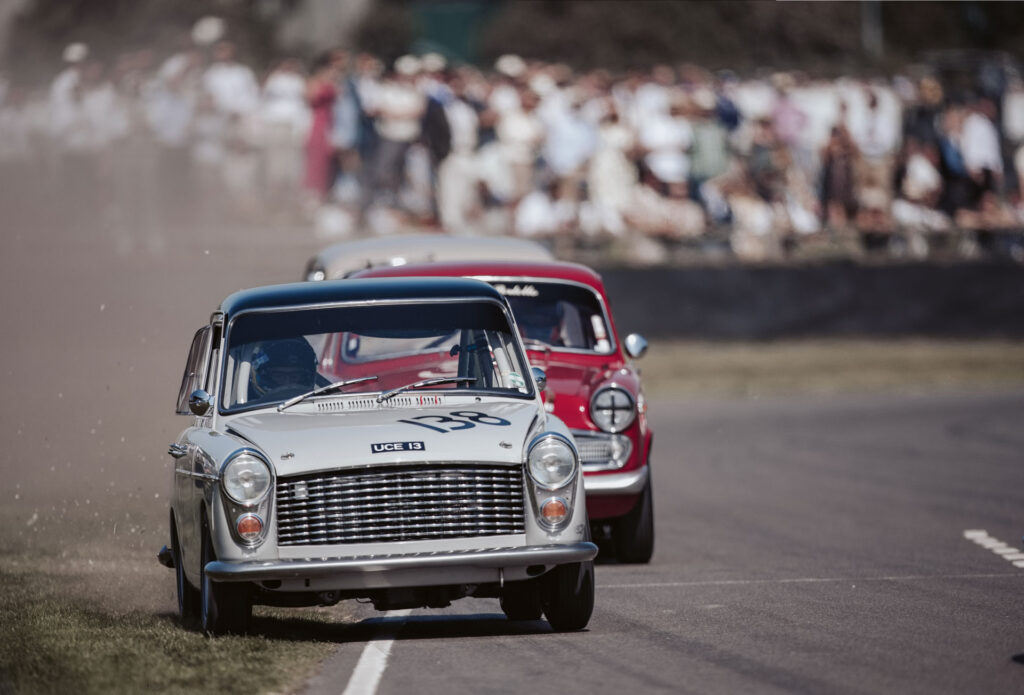Curbs Classic Motorsport Magazine Goodwood Revival Duel Jimmie Johnson A40 Against Jenson Button Alfa Romeo