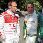 curbs-klassischer-motorsport-magazin-nigel-mansell-Stelldichein-Le-Mans-Sieger-und-For-mel-1-Weltmeister--mit-Marco-Werner-beim-Goodwood-Festival-of-Speed-2011