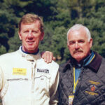Der zweifache Rallye-Weltmeister Walter Röhrl und Helmut Kalenborn bei der Classic Rallye auf Mallorca 2002