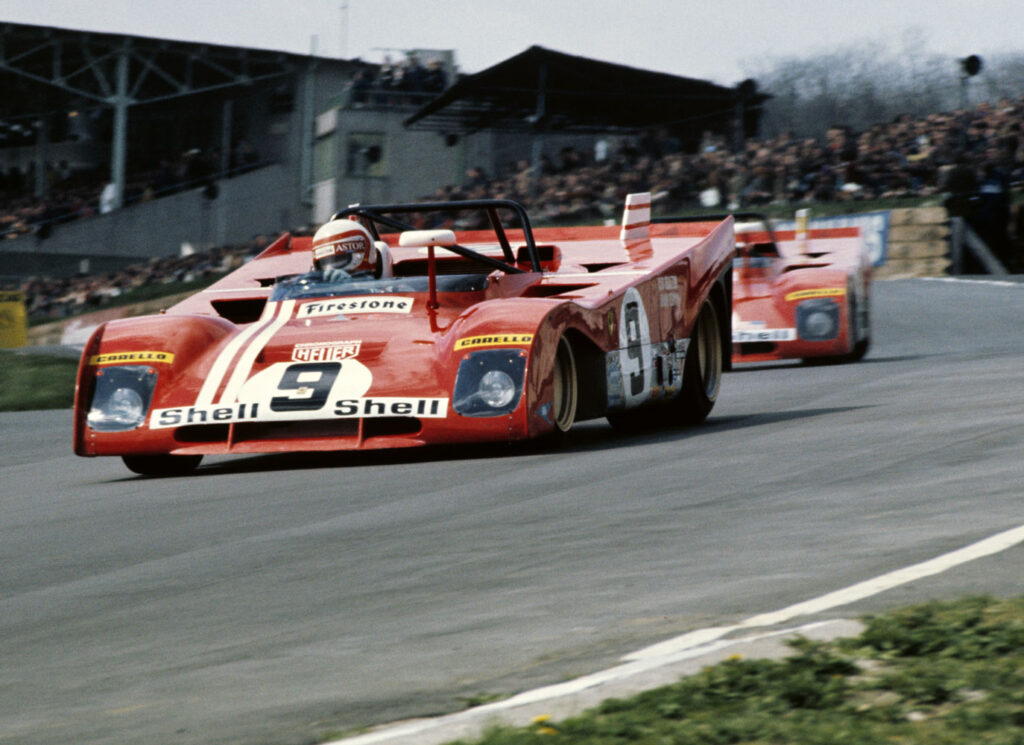 1000 km Race Brands Hatch. Clay Regazzoni and Brian Redman could only take fifth place. Their teammates secured a one-two finish in the Ferrari 312PB.
