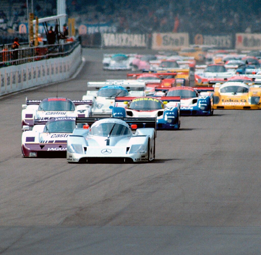 sauber mercedes curbs historic motorsport magazine